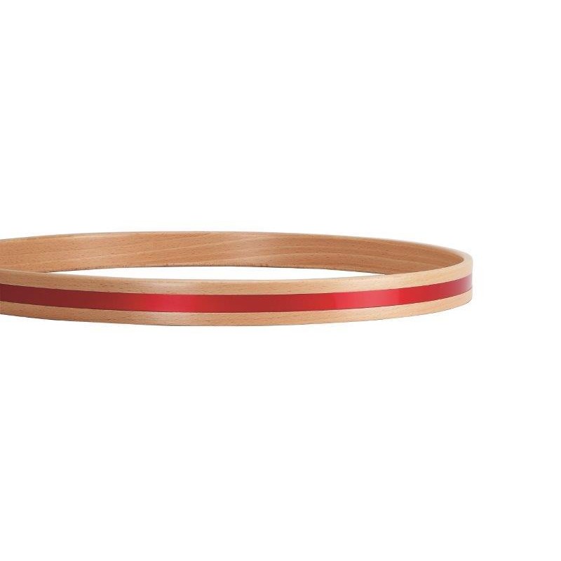 WOOD RING DRUMSETS 45.7 Ø X 4.0 CM NATURAL GROOVE