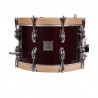 TAMBOR SAYÓN PASIÓN DEL SUR CROME 35,6 Ø X 22 CM ROJO VINO AROS NATURAL LISO