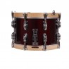 TAMBOR SAYÓN PASIÓN DEL SUR CROME 35,6 Ø X 22 CM ROJO VINO AROS NATURAL LISO