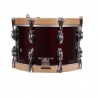 TAMBOR SAYÓN PASIÓN DEL SUR CROME 35,6 Ø X 22 CM ROJO VINO AROS NATURAL LISO