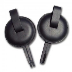 BLACK PLATE STRAPS SHOCK PAIR