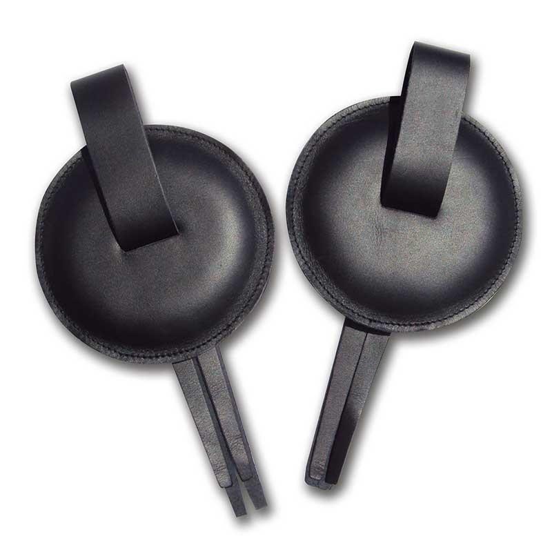 BLACK PLATE STRAPS SHOCK PAIR