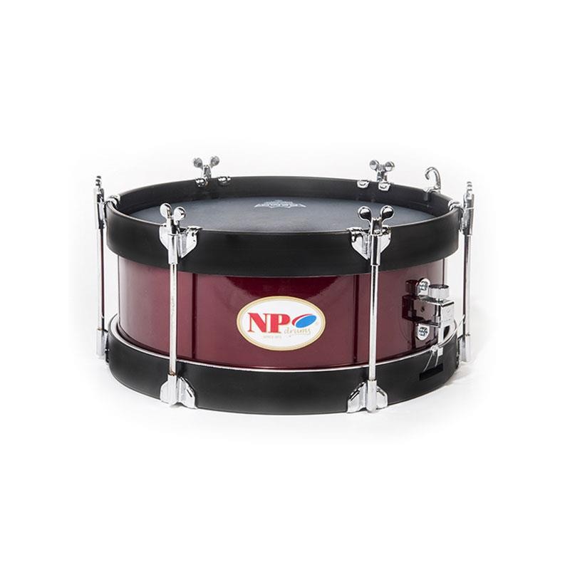 CHILDREN'S BROTHERHOOD DRUM 25,4 Ø X 11 CM RED WINE RINGS BLACK SMOOTH