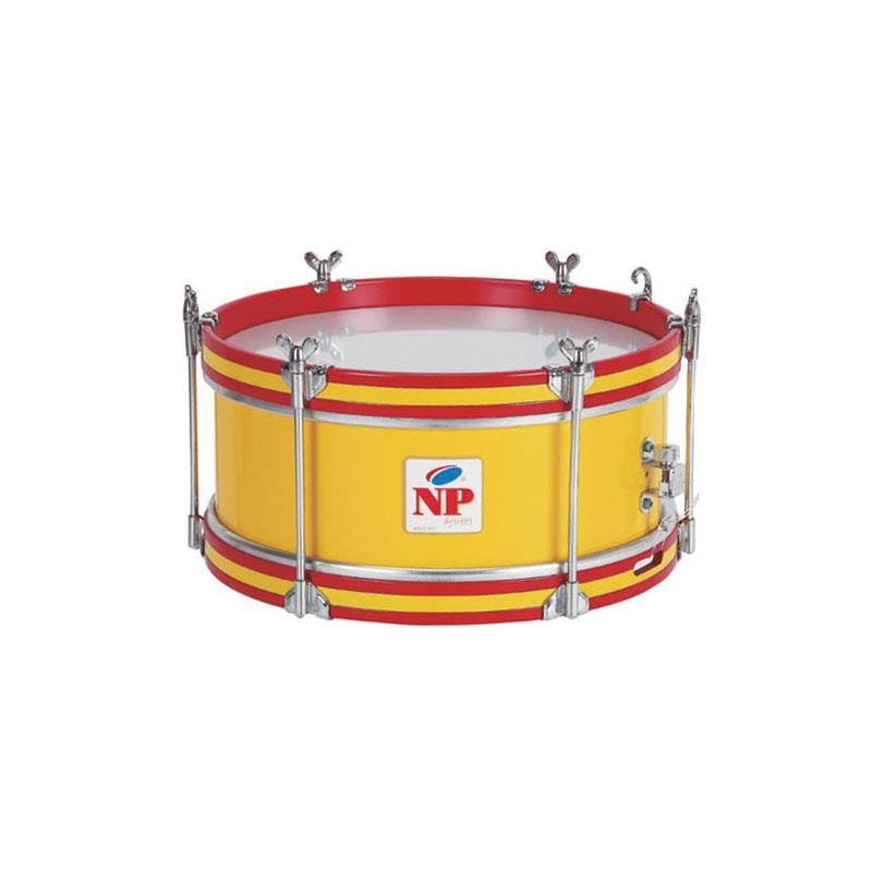 TAMBOR COFRADÍA INFANTIL 25,4 Ø X 11 CM AMARILLO AROS ROJO RANURA