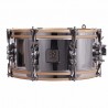 TAMBOR SAYÓN PASIÓN DEL SUR CROME 35,6 Ø X 14 CM PLATA AROS NATURAL RANURA