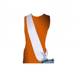 BANDOLERA REGLAMENTO BLANCA  LARGA