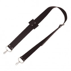 BLACK SHOULDER STRAP REDOBLANTE TWO CARABINERS