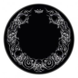 22" REMO HEADSET POWERSTROKE TATTOO WHITE...