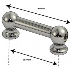 TUBO DE BOLOTA M-6 CROME 88,90MM