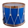 TAMBOR GRANADERO CUERDA 38,1 Ø X 30 CM  AZUL CIELO AROS NATURAL AGUJEROS