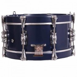 TAMBOR SAYÓN PASIÓN DEL SUR CROME 35,6 Ø X 16 CM AZUL NOCHE AROS AZUL NOCHE
