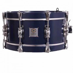 TAMBOR SAYÓN PASIÓN DEL SUR CROME 35,6 Ø X 16 CM AZUL NOCHE AROS AZUL NOCHE