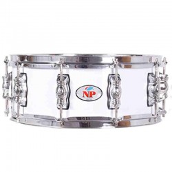 GREAT DRUMSETS Snare drum 14"X 5" ½ WHITE METAL RINGS