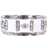 GREAT DRUMSETS Snare drum 14"X 5" ½ WHITE METAL RINGS
