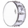CAJA BATERIA GREAT 35,6 Ø X 14 CM BLANCO AROS METÁLICOS 