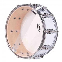 CAJA BATERIA GREAT 35,6 Ø X 14 CM BLANCO AROS METÁLICOS 