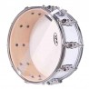 CAJA BATERIA GREAT 35,6 Ø X 14 CM BLANCO AROS METÁLICOS 