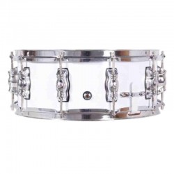 CAJA BATERIA GREAT 35,6 Ø X 14 CM BLANCO AROS METÁLICOS 