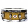 CAJA TWIN CROME 35,6 Ø X 12 CM ORO SPARKLE AROS METÁLICOS