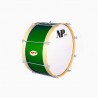BASS DRUM BRASS BAND 55.9 Ø X 24 CM GREEN NATURAL HOOPS