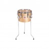 TIMBAL ESCUELA 25,4 Ø X 20 CM NATURAL AROS METÁLICOS CON PATAS