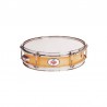 CAJA ESCUELA 30,5 Ø X 09 CM NATURAL AROS METÁLICOS