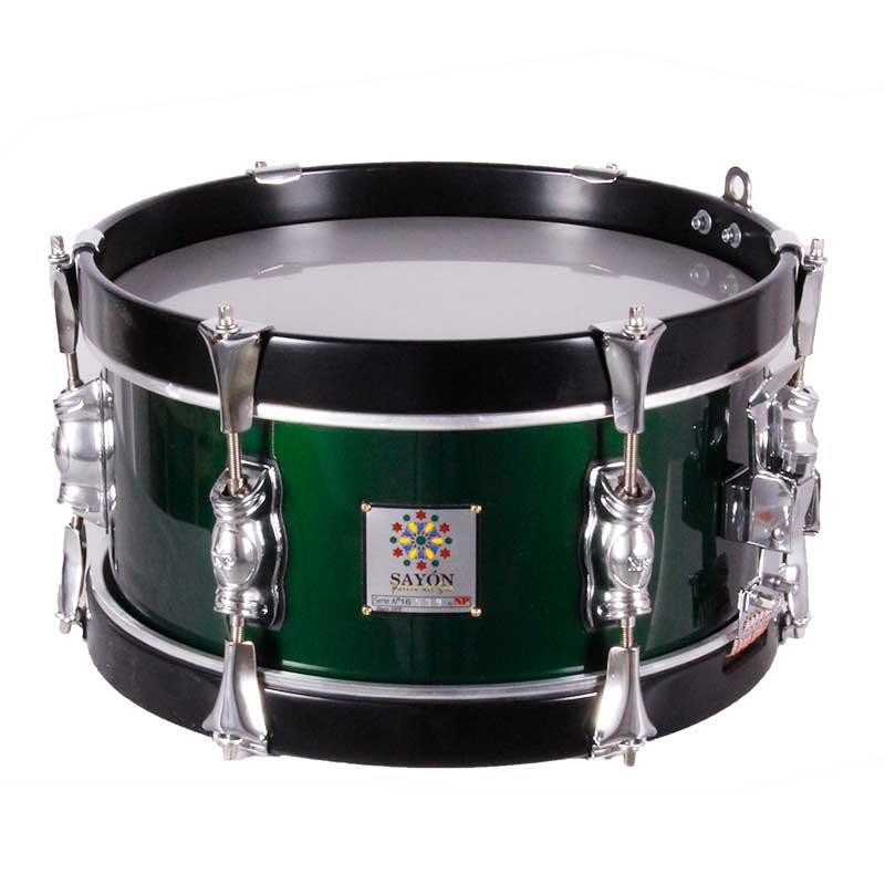 SAYÓN PASIÓN DEL SUR CROME DRUM 12" X 14 CM GREEN PLAIN GRAPHITE HOOPS