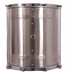 SURDO BAHIA ALUMINIO IPANEMA 35,6 Ø X 40 CM PLATA