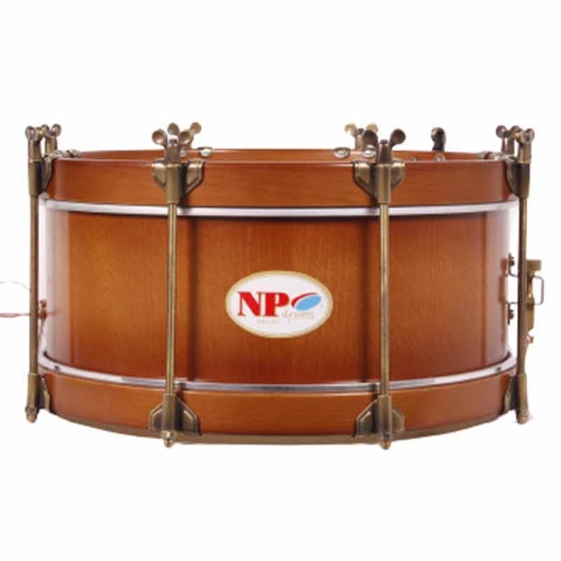 TABAL MORELLANO PIEL 35,6 Ø X 14 CM CON VARILLAS