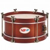 TABAL MORELLANO PIEL 35,6 Ø X 14 CM CON VARILLAS