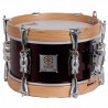SAYÓN PASIÓN DEL SUR CROME DRUM 10" X 14 CM WINE RED EARRINGS NATURAL SMOOTH