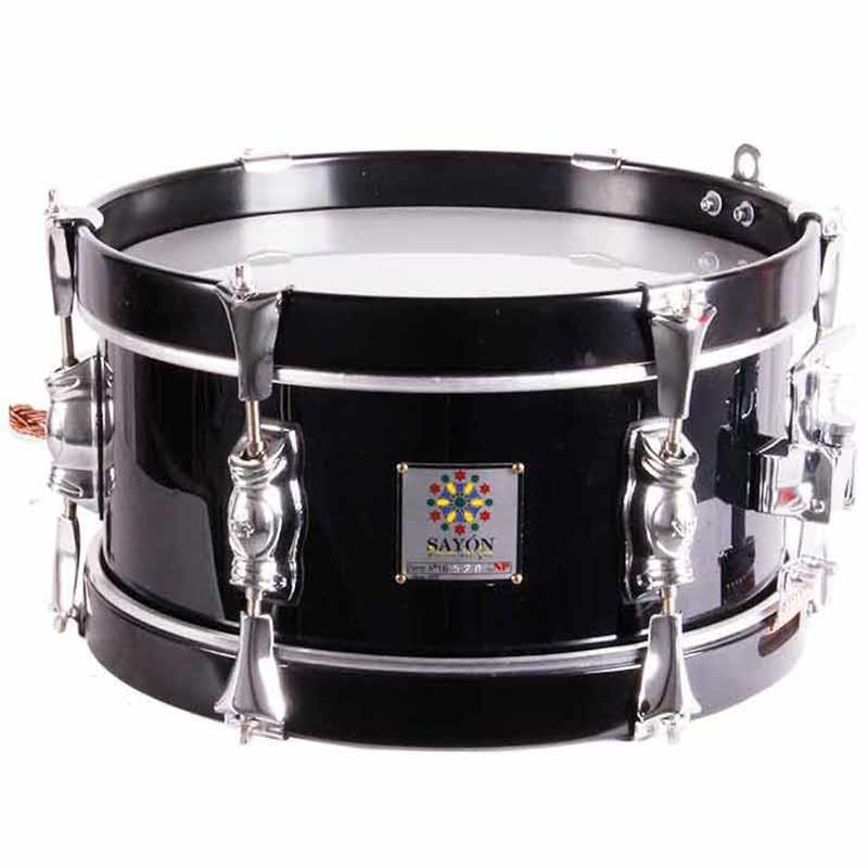 TAMBOR SAYÓN PASIÓN DEL SUR CROME 30,5 Ø X 14 CM NEGRO AROS GRAFITO LISO