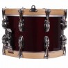 TAMBOR SAYÓN PASIÓN DEL SUR CROME 35,6 Ø X 22 CM ROJO VINO AROS NATURAL LISO
