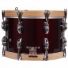 TAMBOR SAYÓN PASIÓN DEL SUR CROME 35,6 Ø X 22 CM ROJO VINO AROS NATURAL LISO