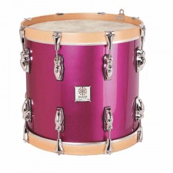 TIMBAL SAYÓN PASIÓN DEL SUR CROME 38,1 Ø X 34 CM NATURAL MAGENTA PLAIN