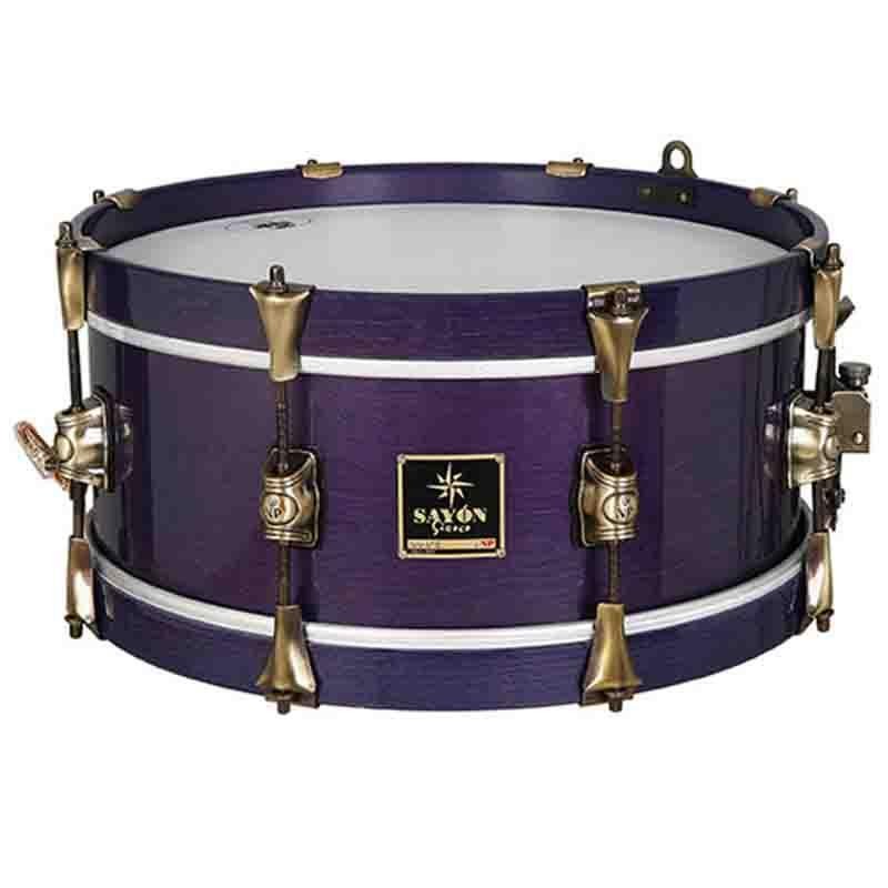 SIROCO OLD SAYÓN TAMBOR 35,6 Ø X 16 CM VIOLETA VIOLET HOOPS