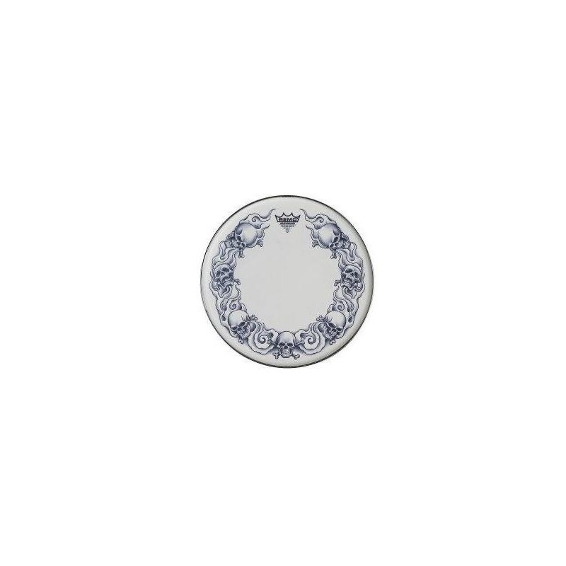 14 » REMO SKYNDEEP TATTOO PATCH TÊTE DE MORT NOIR