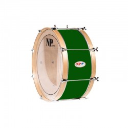 BOMBO CHARANGA 50,8 Ø X 20 CM VERDE AROS...
