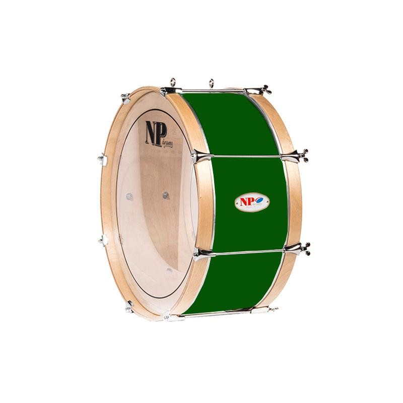 BOMBO CHARANGA 50,8 Ø X 20 CM VERDE AROS NATURAL