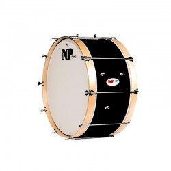 BASS DRUM 66,1 Ø X 24 CM BLACK NATURAL HOOPS