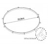 RING SURDO 55,9 Ø X 1,5 CM BEATER 10 DIVISIONS