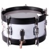 MINI SAYON DRUM KIDS CROME 10" X 12 CM WHITE GRAPHITE HOOPS