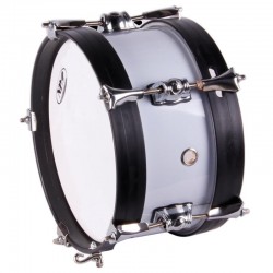 MINI SAYON DRUM KIDS CROME 10" X 12 CM WHITE GRAPHITE HOOPS