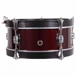 TAMBOR MINI SAYÓN NIÑOS CROME 30,5 Ø X 12 CM ROJO VINO AROS GRAFITO