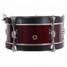 TAMBOR MINI SAYÓN NIÑOS CROME 30,5 Ø X 12 CM ROJO VINO AROS GRAFITO