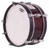 TAMBOR MINI SAYÓN NIÑOS CROME 30,5 Ø X 12 CM ROJO VINO AROS GRAFITO