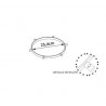 ARO REPENIQUE 25,4 Ø X 1.5 CM BORDONERO 8 DIVISIONES