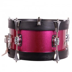 MINI SAYON TAMBOR KIDS CROME 10" X 12 CM MAGENTA GRAFITE HOOPS