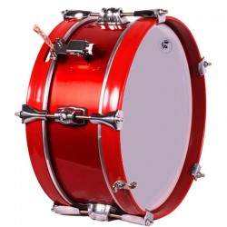 TAMBOR MINI SAYÓN NIÑOS CROME 30,5 Ø X 12 CM ROJO CEREZA AROS FUEGO