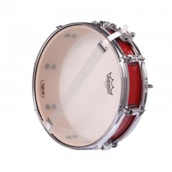 MARCHING WOODEN Snare drum 35,6 Ø X 09 CM MAHOGANY